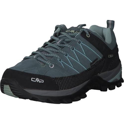 CMP Rigel Low Wmn Trekking Shoes Wp, Scarpe da trekking Donna, Mineral Green, 38 EU