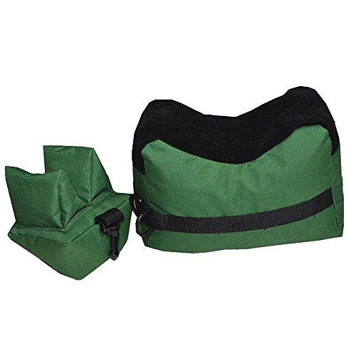 Riposo di Armi Anteriori e Posteriori,Sacchetto da Tiro Anteriore, Appoggio Fucili Caccia Tiro Sacchetto per Fucile/Pistola ad Aria Esterna (Verde Scuro)