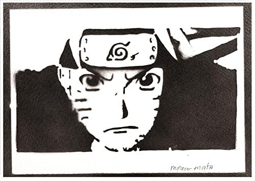 moreno-mata Autentici Graffiti Fatti a Mano Nar... Handmade Poster Anime e Manga Quadro Moderno Soggiorno Decorazione Parete Regalo Uomo e Donna