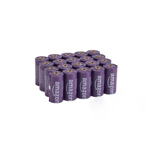 Amazon Basics Sacchetti igienici per cani senza dispenser, alla lavanda, 300 Sacchetti(20 confezioni da 15 sacchetti)