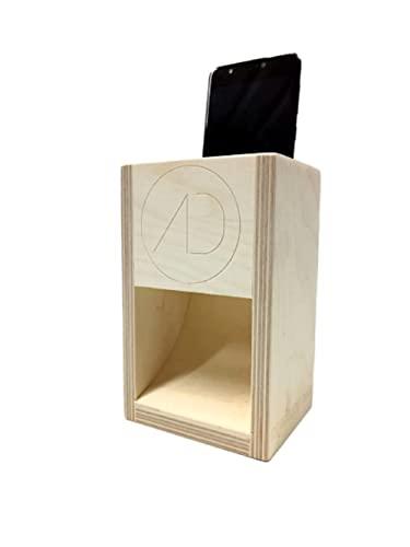 sKupy, cassa amplificatore altoparlante naturale in legno per smartphone