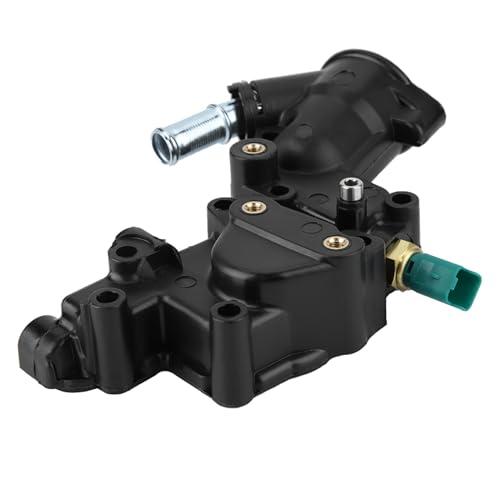 BOROCO Gruppo alloggiamento termostato, alloggiamento termostato con sensore acqua refrigerante 9654775080 per C2 C3
