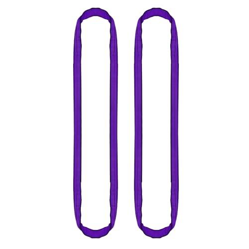 PONSA. 1t-1m. Fune Tonda ad anello in poliestere HT da 1000 kg di resistenza. 1m lunghezza utile - 2 m sviluppo totale. Con trattamento PONSAGARD - antitaglio e antiabrasione. (Pack 2 u.)