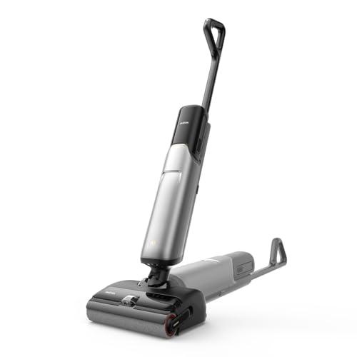 Mova X4 Pro Aspirapolvere Lavapavimenti Senza Fili, 20000Pa, Design Piatto 180°, Lavaggio Acqua Calda 100 °C, Autopulente, Antigroviglio, Regolazione Automatica, Stazione di Ricarica