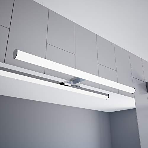 Lampada per specchio a LED 600 mm Lampada a sospensione 230V Lampada Bagno cromata, selezione: 600 mm, bianco neutro