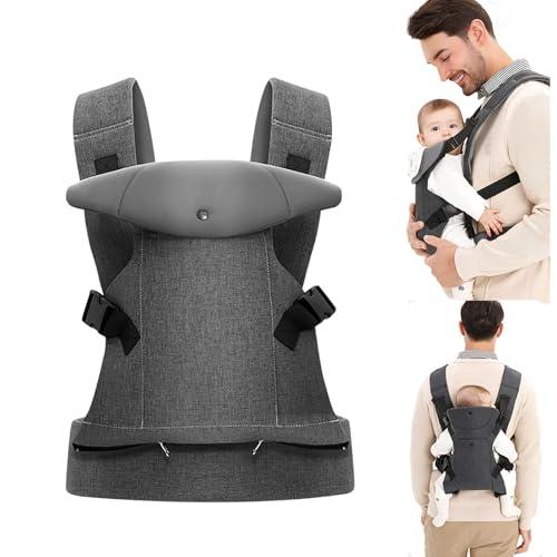 Baby Carrier - Marsupio classico per neonato, comodo e leggero, con cintura regolabile in vita, facile da trasportare, per neonati da 1 a 36 mesi