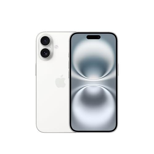Apple iPhone 16 128 GB: Telefono 5G con Controllo fotocamera, chip A18 e tanta autonomia in più. Compatibile con AirPods; bianco