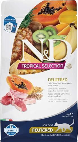 FARMINA ND Cat Tropical Selection NEUTERED Agnello 1,5 kg