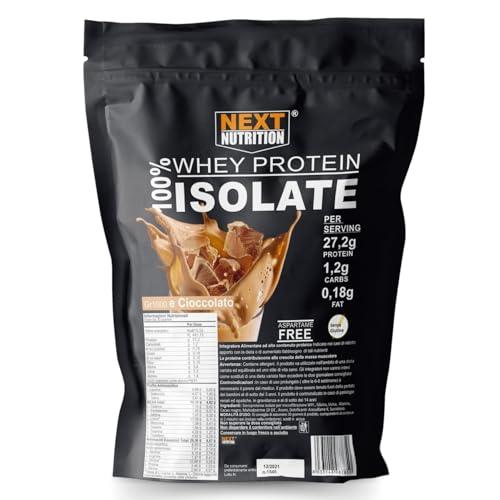 Next Proteine in Polvere Isolate Whey - 2kg Cacao - Integratori Palestra per il Recupero e l'Aumento di Massa Muscolare - 100% Proteine Isolate - Proteine Whey Isolate Prodotte in Italia