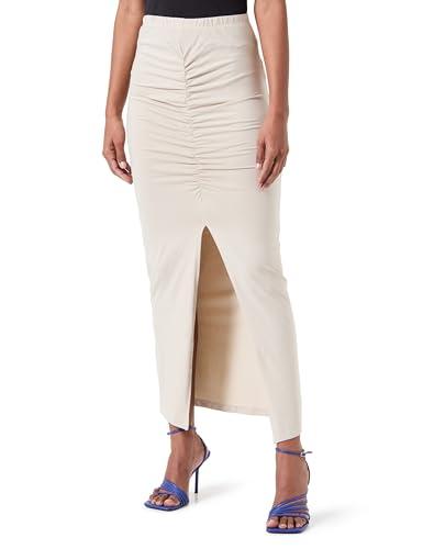 ONLY Onlangeel Ruching Skirt Jrs Gonna in Jersey, Rivestimento Argento, S Donna