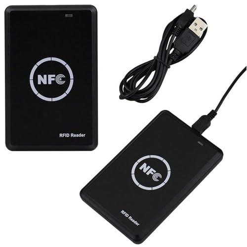 Lettore RFID NFC, Lettore Intelligente Portatile 125 khz 13,56 khz, Copiatrice, ICID Dual Band Uso, LED Light Prompt e Interfaccia USB Full Speed