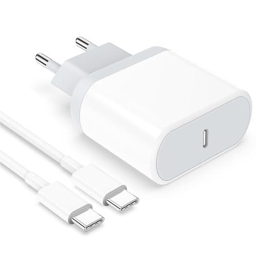 Caricatore per iPhone 17/17 Pro/17 Air/17 Pro Max/16/16 Plus/16 Pro/16 Pro Max/15, 25W Rapido USB C Caricabatterie con 2M Cavo Tipo C Carica Batteria Charger Alimentatore Presa Spina Gakaogue