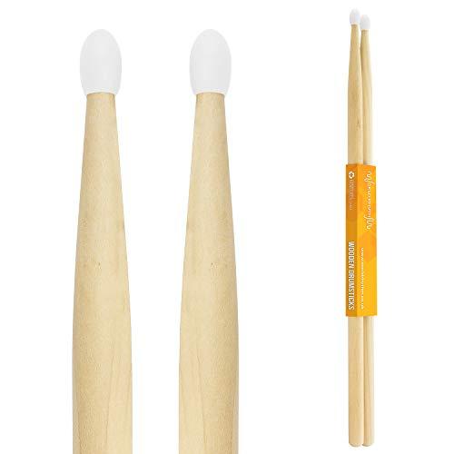 World Rhythm WR-609 Coppia di bacchette in acero con punta in nylon 5A