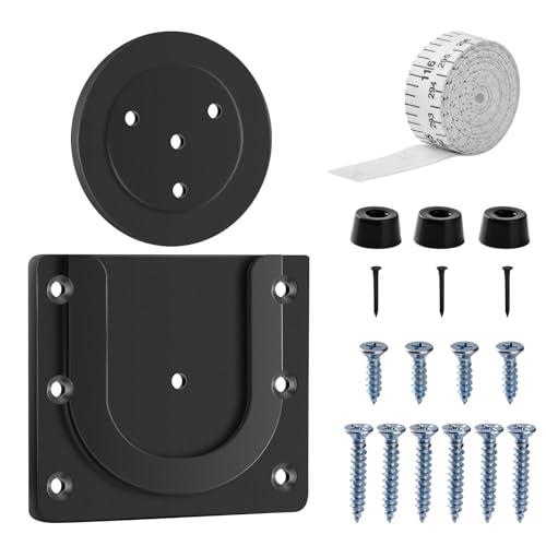 YAOZUP Supporto Murale per Bersaglio Freccette, Staffa di Fissaggio Rotante per Freccette con Nastro di Misura, Accessori per Dartboard