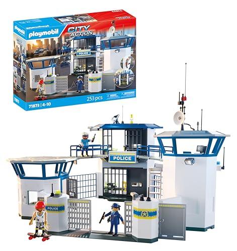 PLAYMOBIL Police Command Center Set da gioco con statuine, centro di comando
