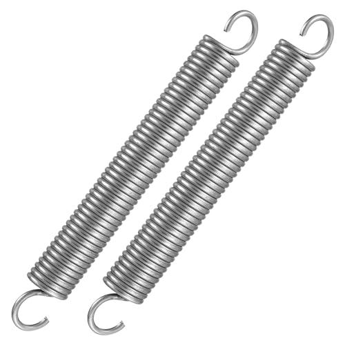2 Pezzi 150mm Molla di Compressione, Molle di Trazione con Doppi Gancio, Molle di Estensione di Tensione di Compressione, Molla di Tensione in Acciaio Inox, Diametro Filo 25 mm/OD 18 mm