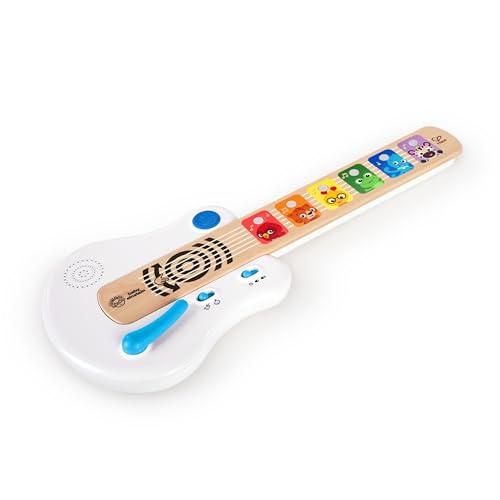 Baby Einstein, Hape, Chitarra Elettronica, Strum Along Songs Magic Touch, Giocattolo Musicale in Legno, 2 Modalità di Gioco, Strumenti Musicali per Bambini, dai 6 Mesi+
