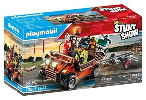 PLAYMOBIL Air Stuntshow 70835 unità Mobile Riparazioni, Veicolo di Soccorso con Meccanico, Giocattoli per Bambini dai 5 Anni