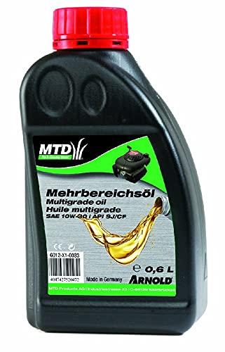 Arnold 6012-X1 – 0033 – per motore a 4 tempi, originale MTD – mehrbereichsöl SAE 10 W -30, 0,6 litri