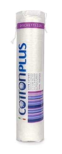 Cotton Plus DISCHETTI 120 pz. - in PURO COTONE. Dischetti struccanti per la pulizia del viso soffici e resistenti