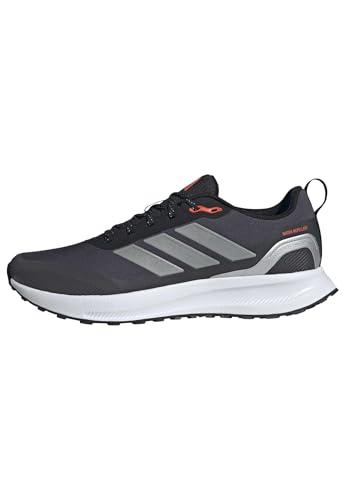 adidas Uomo RUNFALCON 5 TR Running Shoes, Core Black/Silver Metallic/Carbon, 43 1/3 EU