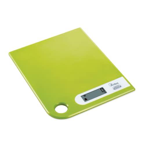 Ardes AR1PA1/V RAL Bilancia da Cucina Digitale, Modern Style con Foro Passante per Appenderla, Peso Max 5 kg, Verde, Acciaio