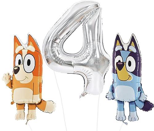Toyland® Confezione di palloncini Foil Bluey e Bingo - 2 palloncini con personaggi da 32 