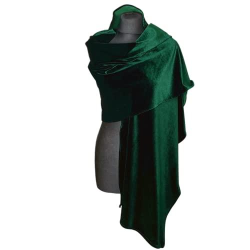 Stole donna velluto scialli vestito da sposa nuziale poncho verde
