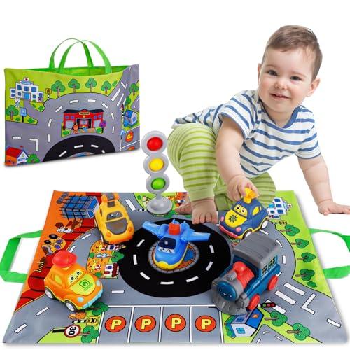 Geebiiny Giochi Bambini 1 2 3 Anni, Set di Macchinine per Bambini Gioco Bambino 1 2 3 Anni Regalo Bambino 1 Anno Giocattoli Bambino Giochi Bimbo 1 2 3 Anni Maschio Giochi per Bambini di 2 3 Anni