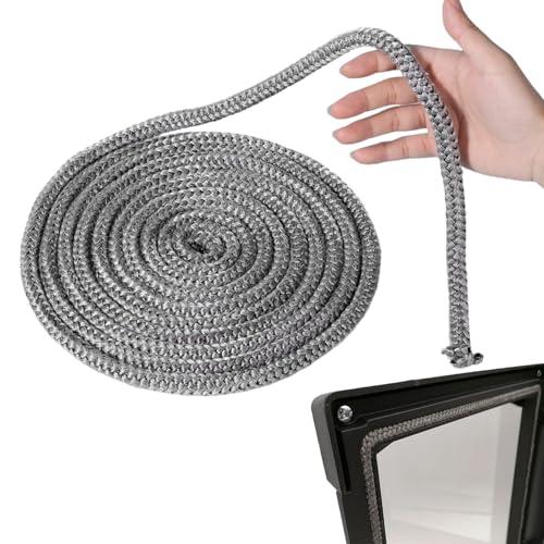1 Pezzi Guarnizione Stufa a Legna Guarnizione Camino Guarnizione Vetro Stufa a Pellet Corda per Camino Guarnizione Stufa Guarnizione Stufa a Pellet 12mm x 3M Guarnizione per Porta Stufa per Camini