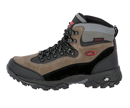 Lico, Milan, Scarpe da Arrampicata Alta, Uomo, Nero Schwarz Grau Rot Schwarz Grau Rot, 50 EU
