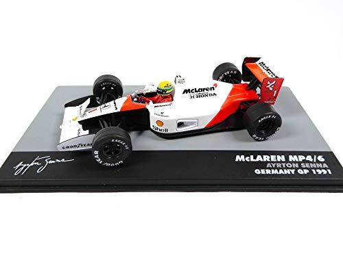 - Ayrton Senna McLaren MP4/6#1 - Campione del Mondo - Formula 1 1991-1:43 Altaya (714)