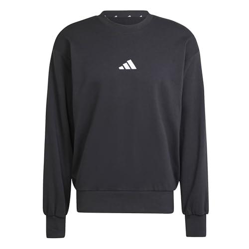 Adidas Homme Essentials FEELCOZY French Terry Sweatshirt, Black/White, XL