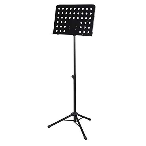 Cascha Leggio da Orchestra, Supporto per Musica, Pieghevole, Regolabile in Altezza