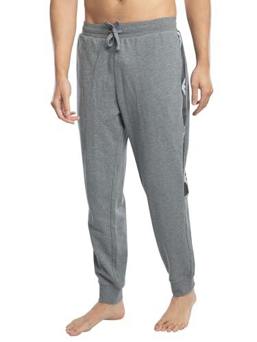 EMPORIO ARMANI Pants with Cuffs Pantaloni da Tuta, Grigio Melange Medio, XL Uomo