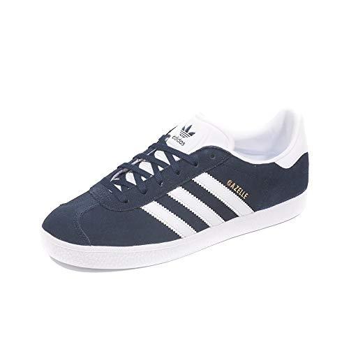 adidas Gazelle J, Sneakers Unisex - Bambini e ragazzi, Blu Collegiate Navy Ftwr White Ftwr White, 38 2/3 EU