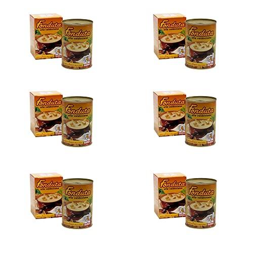 Fonduta di fontina DOP Valle d'Aosta 6 lattine da 400gr
