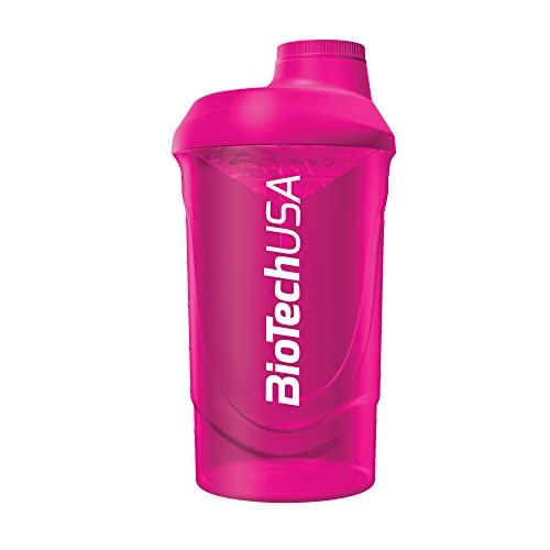 BioTechUSA Wave Shaker | Bottiglia shaker | 100% a prova di perdite | Miscelazione migliorata | Durevole e sicura | Facile da usare e da pulire, 600 ml
