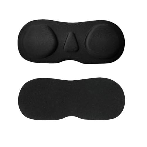 Pico 4 VR|Valve Index–Spugna Protettiva per Lenti VR,Quest 3 Accessori.Compatibile con Oculus Rift S Quest 3 Quest 2 Quest PICO 4 Occhiali,Schiuma di Qualità Premium,Nero,Vestibilità Perfetta