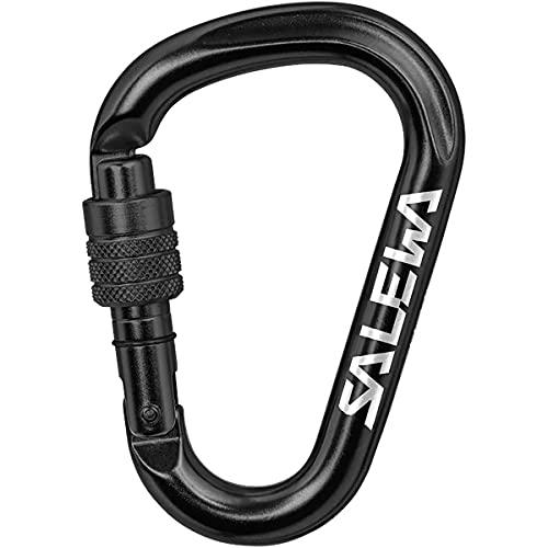 SALEWA HMS Screw G2, Carabiner Unisex-Adult, Black, Taglia Unica