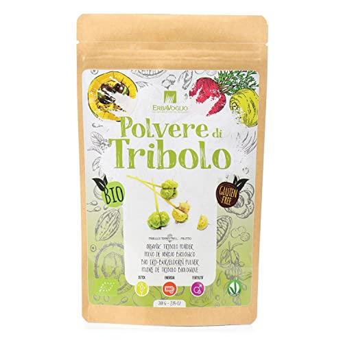 Erbavoglio Polvere di Tribolo Bio - 200 g - Alimento biologico - Supporta la salute maschile e il benessere fisico, ideale per migliorare energia e vitalità.