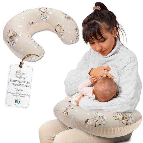 Totsy Baby Cuscino allattamento e gravidanza Basic 130 cm - cuscini neonato per allattare e dormire accessori per mamma y bebe lavabile e multifunzione Oeko-Tex Giraffe
