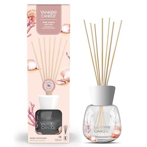 Yankee Candle Signature Diffusore a bastoncini | Sabbie rosa | 100 ml | Fino a 10 settimane di fragranza | Confezione riciclabile | Un regalo perfetto per una donna