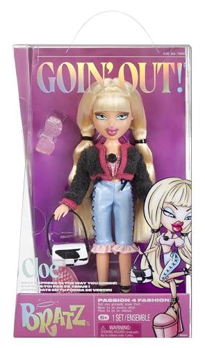 Bratz Goin' Out! Bambola - Cloe - 1 Bambola da Collezione con Accessori, Dotata di un Vestito, una Borsetta, un Paio di Occhiali da Sole e una Spazzola - Giocattolo per Bambini - Età 6+