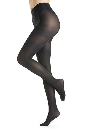 Gi&Gi Collant da donna colorati coprente 50 denari con morbida microfibra, fascia in vita comfort e tassello in cotone