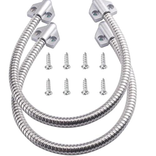 Yerleomit 2 pezzi di transizione per cavi di montaggio a vista, passante per porta, protezione per cavo di accesso