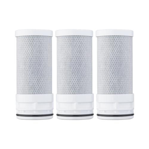Ibergrif M91007-1 Cartucce di filtro dell'acqua di ricambio per rubinetto, filtrare efficacemente cloruro, sedimenti, metalli pesanti, confezione da 3