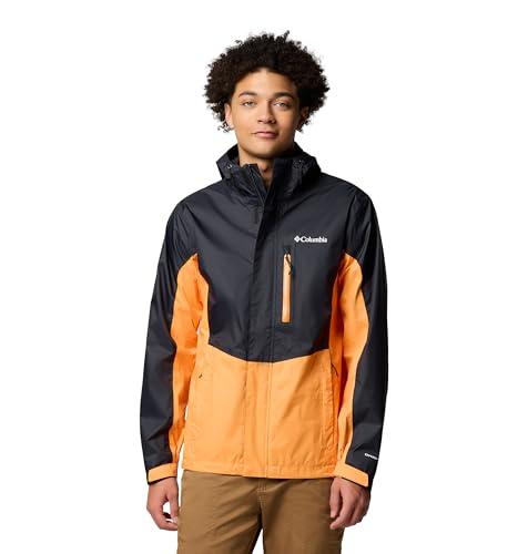 Columbia Pouring Adventure 3 Jacket, Giacca antipioggia impermeabile Uomo, Nero/Koi, M