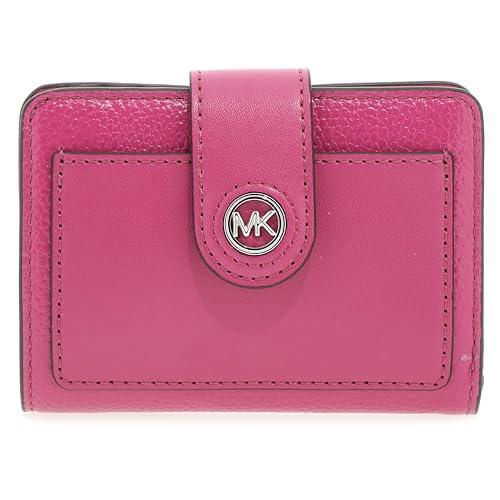 Michael Kors 32H3S0KD5L-542 SM TAB COMPACT PCKT WLLT Donna WILD BERRY Taglia TU