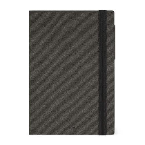 Legami - Agenda Giornaliera Medium 2026, Deep Graphite, 12 Mesi, Chiusura con Elastico, Diario da Gennaio 2026 a Dicembre 2026, in Carta FSC Certificata, 12 x 18 cm